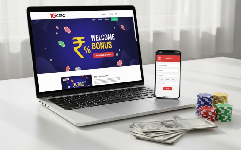 Claiming The Welcome Bonus Via The 10CRIC Official Website In India